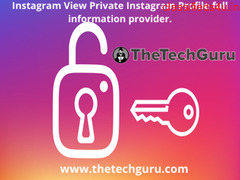 Instagram View Private Instagram Profile full information provider.