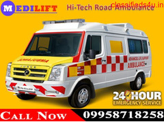 Get Medical Road Ambulance Service in Ranchi by Medilift at Best Price
