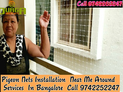 Durga Pigeon nets | pigeon nets for balcony installation in bangalore
