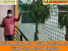 Durga Children safety nets | child nets for balcony in banglore