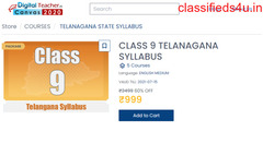 Class 9 Telangana Syllabus / Digital Teacher Canvas