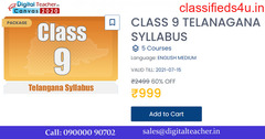 Class 9 Telangana Syllabus / Digital Teacher Canvas