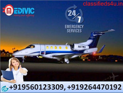 Take Classy Patient Transfer Air Ambulance Indore with ICU by Medivic