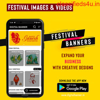 Digital Banner: Festival Images & Videos Maker App for Android