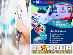 Pick Medilift Advanced Facility Ambulance Service in Rajendra Nagar