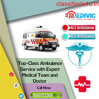 Avail Plausible ICU Ambulance Service in Varanasi by Medivic