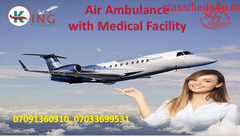 Pick Reliable ICU Setup King Air Ambulance in Mumbai with Doctor