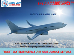 Best Domestic Sky Air Ambulance Service in Visakhapatnam 
