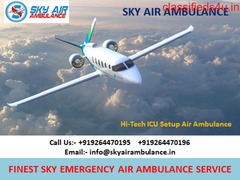 Top & Hi-Tech ICU Air Ambulance Service in Chandigarh-Sky Air Ambulance