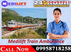 Get Best Medical Train Ambulance in Dibrugarh by Medilift Ambulance