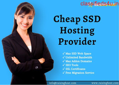 Raisinghost's is a cheap SSD hosting provider