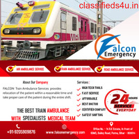 Get Falcon Train Ambulance Service in Bangalore with Emergency Facilities