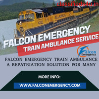 Falcon Emergency Train Ambulance Patna to Delhi- Convenient Relocation Performed Efficacy