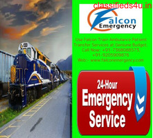 Falcon Emergency Train Ambulance Services in Patna- Reaches Punctually At Hospital
