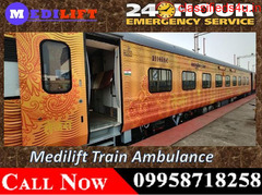 Get Emergency Train Ambulance in Patna with Doctor Team- Medilift