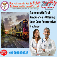 Panchmukhi Train Ambulance in Ranchi - Long Distance Journey Covered with Ease