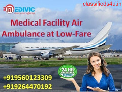 Take Prominent Air Ambulance in Goa with Life Support ICU Support