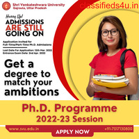 Best University For PhD In India