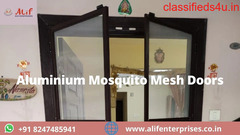 Aluminium Mosquito Mesh Doors in Hyderabad