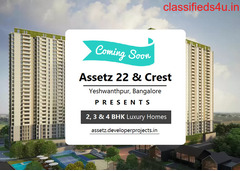 Assetz 22 And Crest In Bengaluru | Live A King Size Life In The Heart Of Yeshwanthpur