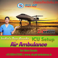 Superior Emergency Patient Transfer by Sky Air Ambulance in Bhubaneswar