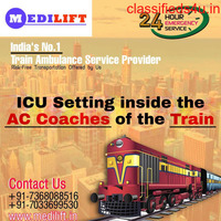 The Efficacy with which Medilift Train Ambulance Service in Delhi Operates