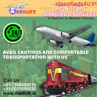 The Wait for a Suitable Medium of Medical with Medilift Train Ambulance in Guwahati