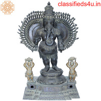 Panchaloha Bronze Ganesha With 108 Hands Chola Artistic Tradition From Swamimalai