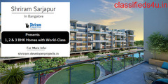 Shriram Sarjapur In Bangalore - The Convenience  Of An Apartment
