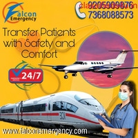 Falcon Train Ambulance Service in Patna Promotes a Risk-Free Environment