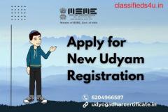 Apply for New Udyam Registration