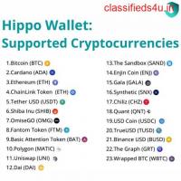 Hippo Wallet: Supported Cryptocurrencies 