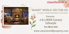 Smart World Sector 65 Golf Course Extension, Gurugram - Luxury of Remaining Calm and Relaxed