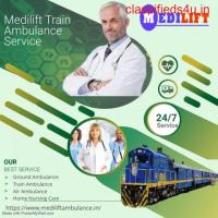 Medilift Train Ambulance in Ranchi Performs Medical Transportation with Smoothness