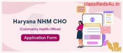 Haryana NHM CHO Application Form