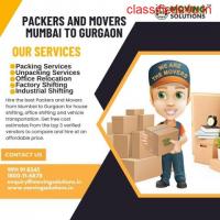 Book the Best Movers and Packers Mumbai to Gurgaon