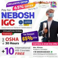 Green world’s Exclusive offer on NEBOSH IGC course @ India..!!