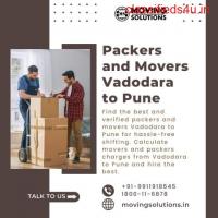Best Packers and Movers Vadodara to Pune for Intercity Shifting