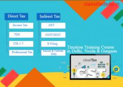 Online Taxation Certification Course in  Delhi, SAP FICO Software by CA, Live GST Portal Training,
