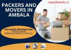List of 100% Verified Packers and Movers in Ambala with Charges