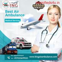 Select Air Ambulance in Dibrugarh by King with 24x7 World Class Facilities
