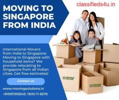 Moving to Singapore from India | Shipping to Singapore from India
