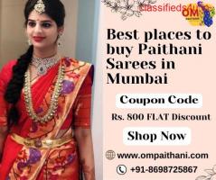 What is the cost of a pure Paithani saree in Andhra Pradesh?