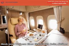 Book your Business Class ticket with Delta Airlines