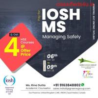 Pursuing IOSH Managing Safely training in Kolkata 