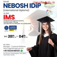 Incredible Opportunity for NEBOSH IDip Online Course in  Mumbai