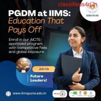PGDM Admission 2024 at IIMS Pune - Quality & Affordability