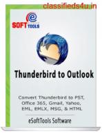 How to Import mail from Thunderbird to Outlook profile?