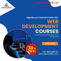 Join web development institute in Delhi with 100% job placement