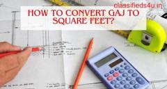 How to convert Gaj to square feet?